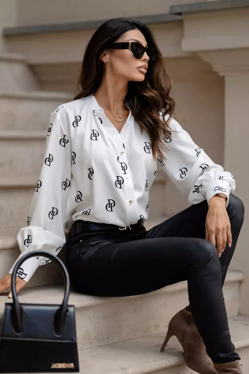 chic and sophisticated button-up shirt for work women - best women's fashion sales online