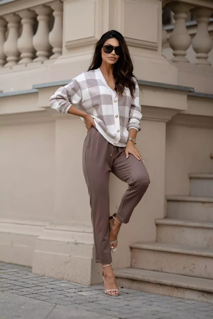 Classic Plaid Cardigan.2 6831A975408Cb